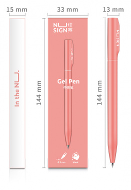 Ручка гелев. Deli Nusign NS552pink