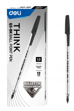 Ручка шариков. Deli Think EQ3-BK