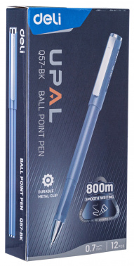 Ручка шариков. Deli Upal EQ57-BK
