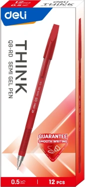Набор ручек шариков. Deli Think EQ8-RD