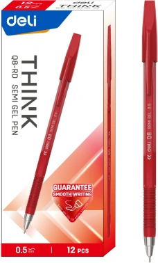 Набор ручек шариков. Deli Think EQ8-RD