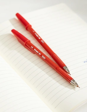 Набор ручек шариков. Deli Think EQ8-RD