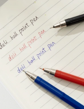 Набор ручек шариков. Deli Think EQ8-RD