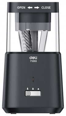 Точилка для карандашей электрическая Deli  E71203-GY