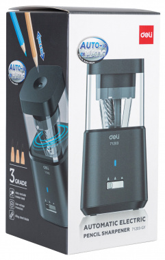Точилка для карандашей электрическая Deli  E71203-GY