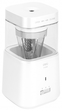 Точилка для карандашей электрическая Deli  E71203-WH