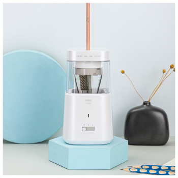 Точилка для карандашей электрическая Deli  E71203-WH