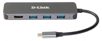 Разветвитель USB-C D-Link DUB-2333