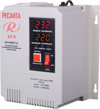 Стабилизатор напряжения Ресанта  АСН-500Н/1-Ц