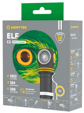 Фонарь Armytek Elf C2 Micro-USB