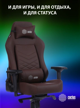 Кресло игровое Cactus  CS-CHR-0112BR