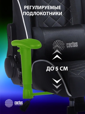 Кресло игровое Cactus  CS-CHR-030BLS
