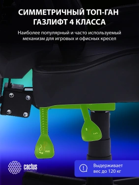 Кресло игровое Cactus  CS-CHR-090BL