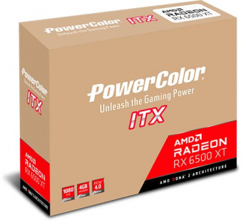 Видеокарта PowerColor PCI-E 4.0  AXRX 6500XT 4GBD6-DH