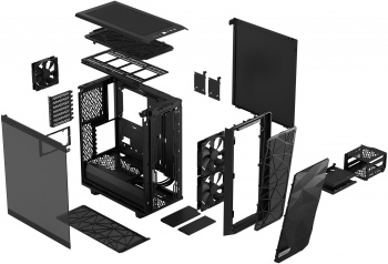 Корпус Fractal Design Meshify 2 Compact TG Light Tint