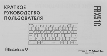 Клавиатура A4Tech Fstyler FBX51C