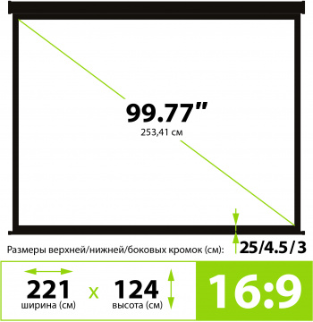 Экран Cactus 100