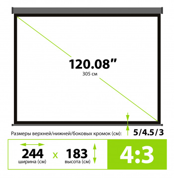 Экран Cactus 120