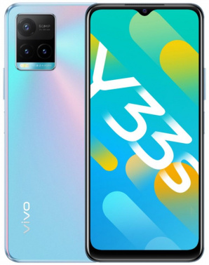 Смартфон Vivo Y33s 128Gb 4Gb полуденный свет моноблок 3G 4G 2Sim 6.58