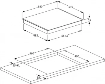 Индукционная варочная поверхность Beko HII 64200 MT