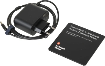 Умная колонка Yandex Станция Мини с часами