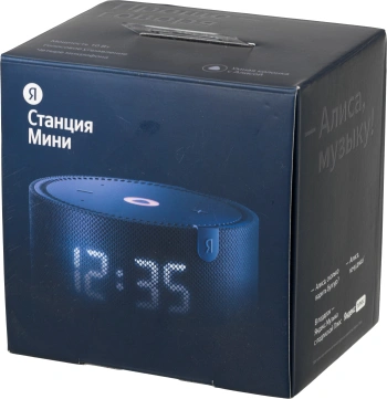 Умная колонка Yandex Станция Мини с часами