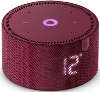 Умная колонка Yandex Станция Мини с часами