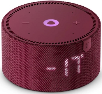 Умная колонка Yandex Станция Мини с часами