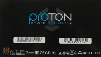 Блок питания Chieftec ATX 500W Proton BDF-500S