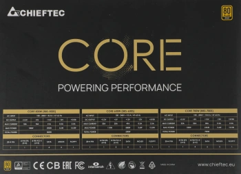 Блок питания Chieftec ATX 500W Core BBS-500S
