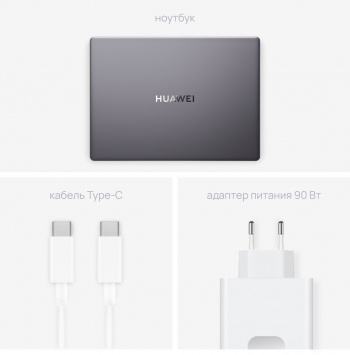 Ноутбук Huawei MateBook 14S Core i7 11370H 16Gb SSD1Tb Intel Iris Xe graphics 14.2