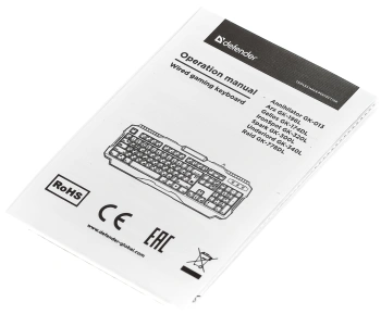 Клавиатура Defender Raid GK-778DL