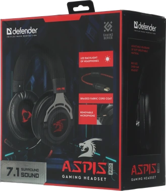 Наушники с микрофоном Defender Aspis Pro
