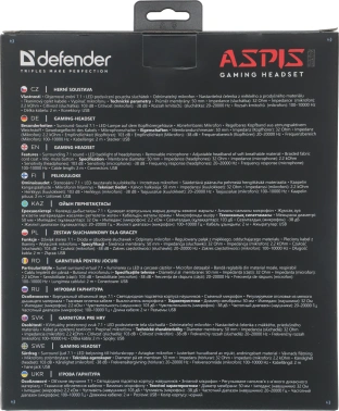 Наушники с микрофоном Defender Aspis Pro