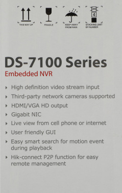 Видеорегистратор Hikvision  DS-7104NI-Q1/4P/M(D)