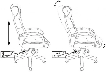 Кресло руководителя Бюрократ  T-9928WALNUT/ECO