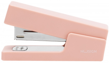 Степлер Deli NS084-RD Nusign 24/6 26/6 (20листов) красный 100скоб коробка