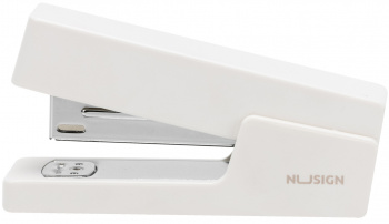 Степлер Deli NS084-WT Nusign 24/6 26/6 (20листов) белый 100скоб коробка