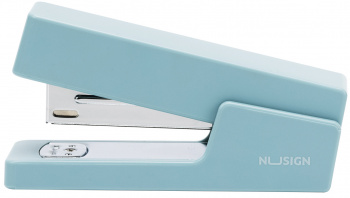 Степлер Deli NS084-BL Nusign 24/6 26/6 (20листов) синий 100скоб коробка