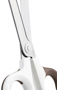 Ножницы Deli ENS055-WT Nusign офисные 180мм титановое покрытие сталь белый блистер