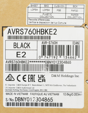 Ресивер AV Denon AVR-S760H