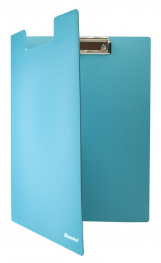 Папка клип-борд Silwerhof 957024 A4 полифом 1.8мм голубой