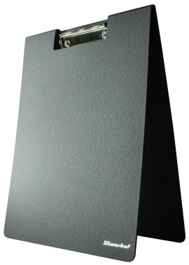 Папка клип-борд Silwerhof 957025 A4 полифом 1.8мм черный