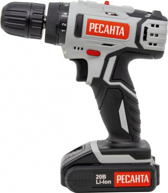 Дрель-шуруповерт Ресанта ДА-20-2ЛК
