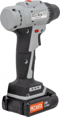 Дрель-шуруповерт Ресанта ДА-20-2ЛК-Б