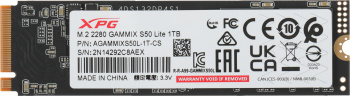 Накопитель SSD A-Data PCIe 4.0 x4 1TB AGAMMIXS50L-1T-CS