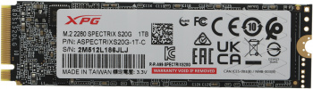 Накопитель SSD A-Data PCIe 3.0 x4 1TB ASPECTRIXS20G-1T-C