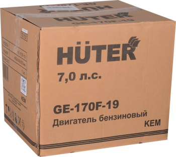 Двигатель бензиновый Huter  GE-170F-19