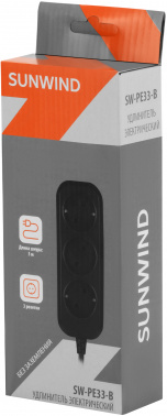 Сетевой удлинитель SunWind SW-PE33-B