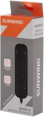 Сетевой удлинитель SunWind SW-PE41-B
